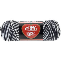 Red Heart Super Saver Yarn-Zebra - £13.11 GBP