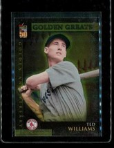 Vintage 2000 Topps 50 Yrs Golden Chrome Baseball Card GA10 Ted Williams Red Sox - £7.90 GBP