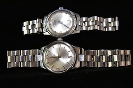 One price for two Wyler Watches Automatic and Manual Rare Find Matching ... - $549.00
