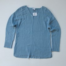 NWT J. Jill PureJill Knit Pullover in Seabreeze Cotton Cashmere Sweater XS - $43.56