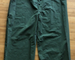 VINTAGE WWII WW2 OD GREEN WET WEATHER RAIN WATERPROOF MENS OVERALL COVER... - $29.61