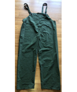 VINTAGE WWII WW2 OD GREEN WET WEATHER RAIN WATERPROOF MENS OVERALL COVER... - $34.85 CAD