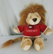 2002 Commonwealth Tommy Hilfiger Stuffed Plush Lion Red Flag Logo Sweate... - $19.79