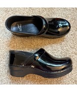 Dansko Black Patent Leather Professional Mules Size 39 - $95.04 CAD