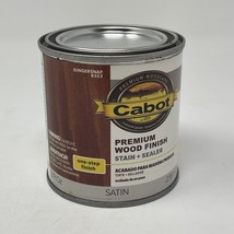 Valspar Cabot 8353 Premium Wood Finish Stain + Sealer, Satin, Gingersnap... - $18.36