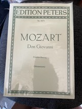 Mozart Don Giovanni Edition Peters Nr. 4473 - $28.71