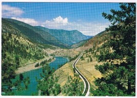 Postcard Thompson River Fraser Canyon Trans Canada Highway BC - £2.32 GBP