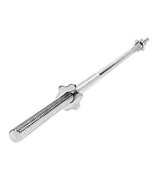 Sunny Health &amp; Fitness 60 Inch Threaded Chrome Barbell Bar, 1 Inch Barbe... - $3,318.40 MXN