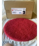 17” Daily Cleaning Floor Machine Pads, Red Pack Of 10 New Open Box - £18.51 GBP