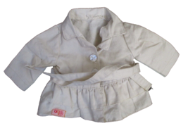 OG Our Generation Doll Jacket Tan With Ruffle &amp; Belt For 18&quot; Doll - $6.92