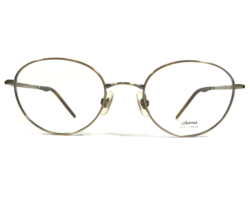 Sama 1701 ATG Brille Rahmen Gold Rund Titan Voll Draht Felge 49-20-140 - £158.94 GBP