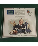 NOS F.D.R.&#39;s Four Freedoms Speech Jan 6, 1941(USPS Stamp Card Issued Jan... - $258.00 MXN