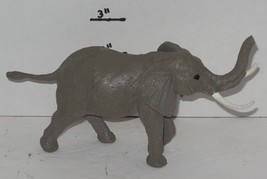 Elephant 7&quot; Animal Pretend Play PVC Figure Jungle Wild Life Gray - £3.79 GBP