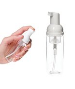 1 Clear Plastic Foamer Bottle Pump Travel Size White Mini Soap Dispenser... - £5.13 GBP