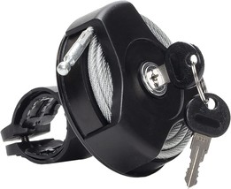 Bike Lock Roller Foldable Bicycle Cable Lock With Key Ideal For Bike, Electric - £28.58 GBP