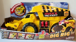 ⚡️ Maxx Action 2-N-1 Dig Rig Dump Truck and Front End Loader Toy Vehicle - NEW  - £15.90 GBP