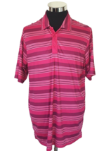 Slazenger Golf Shirt Men&#39;s Size X-Large Multicolor Polyester Knit Stripes Active - £11.68 GBP