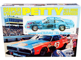 Skill 3 Model Kit 1973 Dodge Charger Richard Petty 1/16 Scale Model MPC - £49.99 GBP