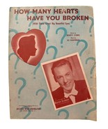 1943 HOW MANY HEARTS HAVE YOU BROKEN Vintage Sheet Music WOODY HERMAN by... - $20.30 CAD