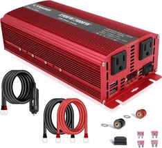 Lvyuan 1500W/3000W Power Inverter Dual Ac Outlets And Dual Usb, Power Tools - £102.25 GBP