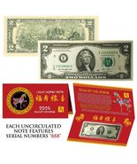 2026 Lunar Chinese New YEAR of the HORSE Lucky $2 Bill w/ Red Folder - S... - $16.95