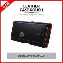 Durable Leather Pouch Phone Case for Android Google Pixel 7a / Motorola Edge 40 - £11.98 GBP