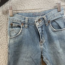 WRANGLER Jeans Straight Leg Adjustable Waist Blue Denim Boys Size  10 Slim - £8.47 GBP