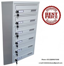 Enigma 6 Wall Mounted Indoor Mailboxes for Multi Occupancy Apartments/Businesses - £276.39 GBP