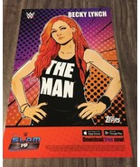 WWE ROMAN REIGNS SLAM 19 NYCC EXCLUSIVE PROMO POSTER ART PRINT TOPPS LITHO - $302.44 MXN
