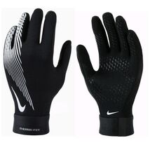 Nike Junior Boys Girls MED Gloves Soccer Football Sports Grip Therma-Fit - $25.99