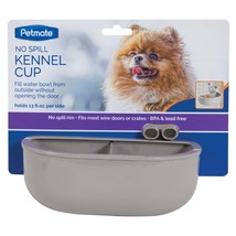 Petmate No Spill Kennel Cup Double Grey 1ea/One Size - £8.66 GBP