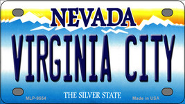 Virginia City Nevada Novelty Mini Metal License Plate Tag - £11.78 GBP
