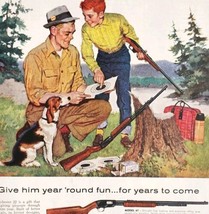 1958 Winchester Rifles Model 61 77 Advertisement Vintage Guns Hunting DW... - $24.99
