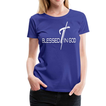 Blessed In God Graphic Text Womens T-Shirt - £19.92 GBP