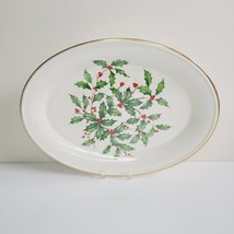 Lenox Christmas Holiday Server Holly Berry Tray 16.5” Christmas Serving Platter - £41.33 GBP