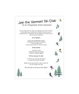 Geo Studios Holiday-Themed Letterhead Paper, 8-1/2&quot; x 11&quot;, Ski Getaway, - $19.79