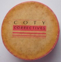 Vintage Coty Correctives Face Powder Box With Some Powder - $9.56 CAD