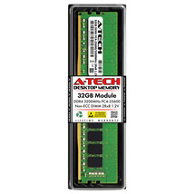 32Gb Pc4-25600 Desktop Ddr4 3200 Non-Ecc Dimm 288-Pin Memory Ram 1X 32G - £85.41 GBP