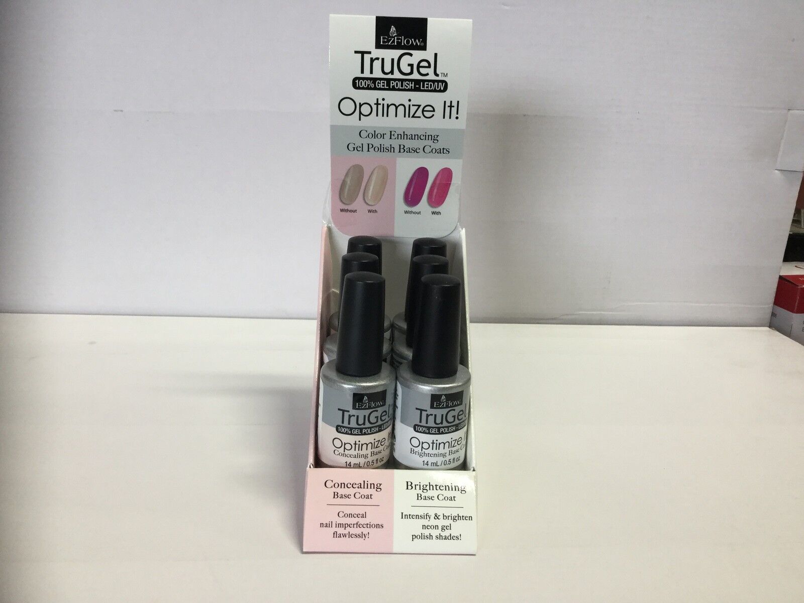 EzFlow TruGel Gel Polish Optimize It! Brightening Concealing Base Coat 0... - $7.98