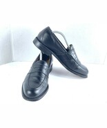 Footjoy Classics Penny Loafers Men 10E Wide Shoes Black Leather Golf Clu... - $47.29 CAD