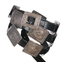 20&#39;s-30&#39;s Navajo Hand chiseled silver concho belt - £1,135.64 GBP