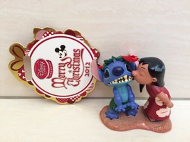 Disneystore Exclusive Lilo Stitch Figure Christmas Ornament With Glitter. - £68.10 GBP