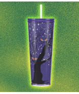 New Starbucks 2022 Halloween Tree Glow In The Dark Cold Cup 24 Oz Venti ... - $34.64