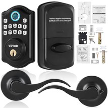 VEVOR Fingerprint Door Lock with 2 Level Handles, Keyless Entry Door Loc... - £103.29 GBP