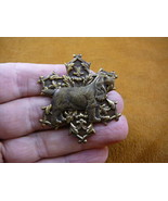 (b-dog-24) Cocker Spaniel breed puppy star scrolled brass pin pendant do... - £14.14 GBP