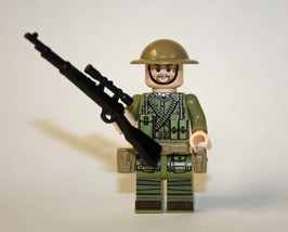 Minifigure Toy British Jungle Infantry C Ww2 Army Soldier Collection FAST SHIP - $7.12