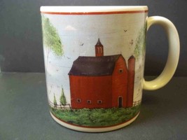 Sakura coffee mug BARNS Warren Kimble 1998 10 oz - £7.09 GBP