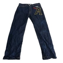 aniye by monster 69 patched Designer blue crop jeans Size 28 - $87.11