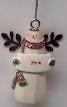 Ganz Mom Snowman Ornament - $9.90