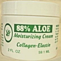 Aloe Vera Face Moisturizer Cream Collagen Elastin Creme Vitamin E A D Jojoba Oil - £12.71 GBP